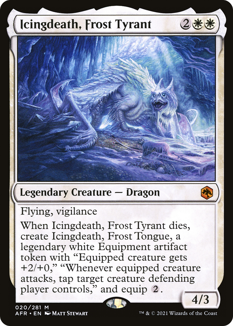 Icingdeath, Frost Tyrant (AFR-020) - Adventures in the Forgotten Realms