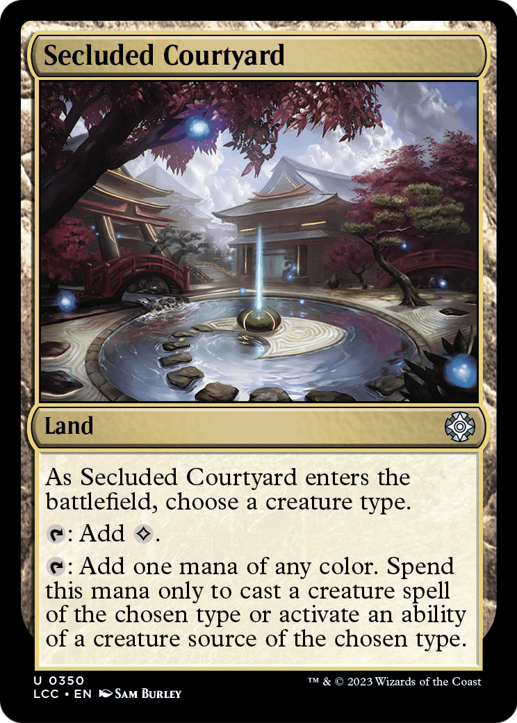 Secluded Courtyard (LCC-350) - The Lost Caverns of Ixalan Commander