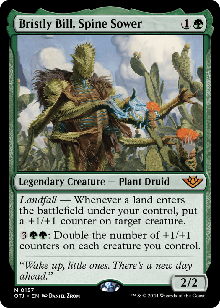 Bristly Bill, Spine Sower (PPOTJ-157) - Outlaws of Thunder Junction Promos