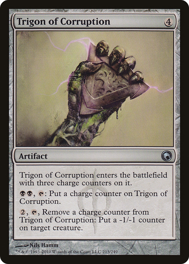 Trigon of Corruption (SOM-213) - Scars of Mirrodin Foil