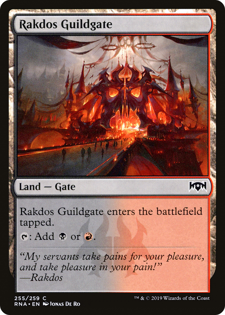 Rakdos Guildgate (255) (RNA-255) - Ravnica Allegiance