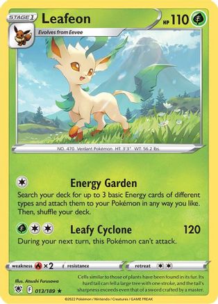 Leafeon 013 SWSH10 Astral Radiance - Rare