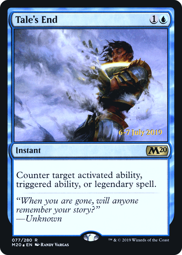 Tale's End (PRE-077) - Core Set 2020 Promos Foil