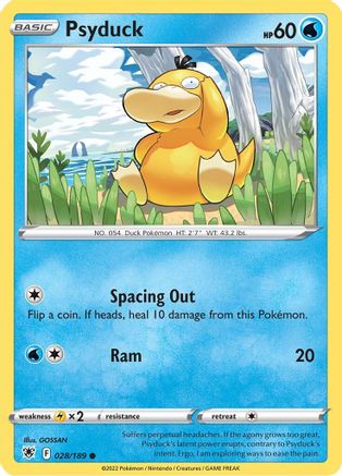Psyduck 028 - Reverse Holofoil SWSH10 Astral Radiance - Common