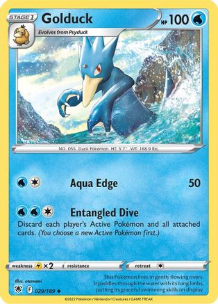 Golduck 029 SWSH10 Astral Radiance - Uncommon