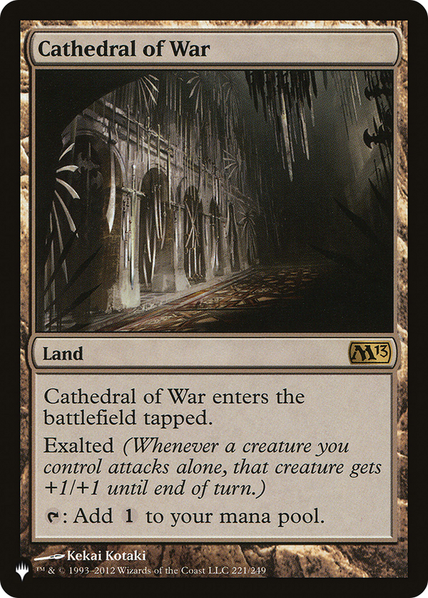 Cathedral of War (LIST-221/249) - The List