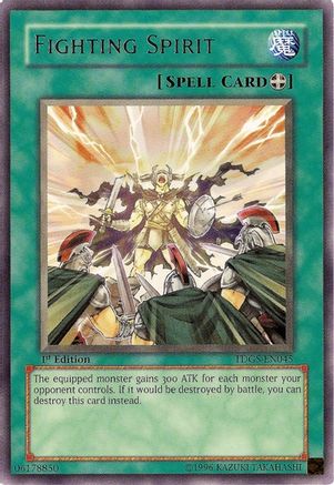 Fighting Spirit (TDGS-EN045) - The Duelist Genesis 1st Edition