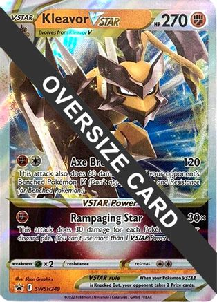 Kleavor VSTAR SWSH249 - Holofoil Jumbo Cards - Promo