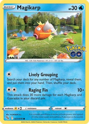Magikarp 021 Pokemon GO - Common