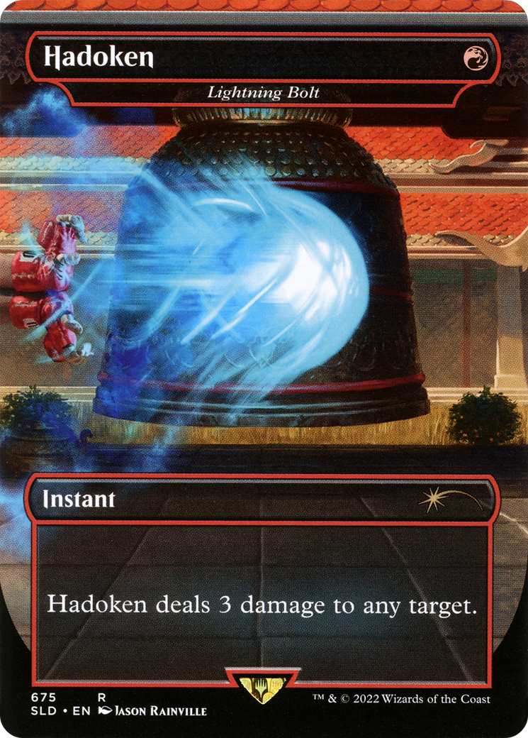 Hadoken - Lightning Bolt (SLD-675) - Secret Lair Drop / Hadoken (Borderless)