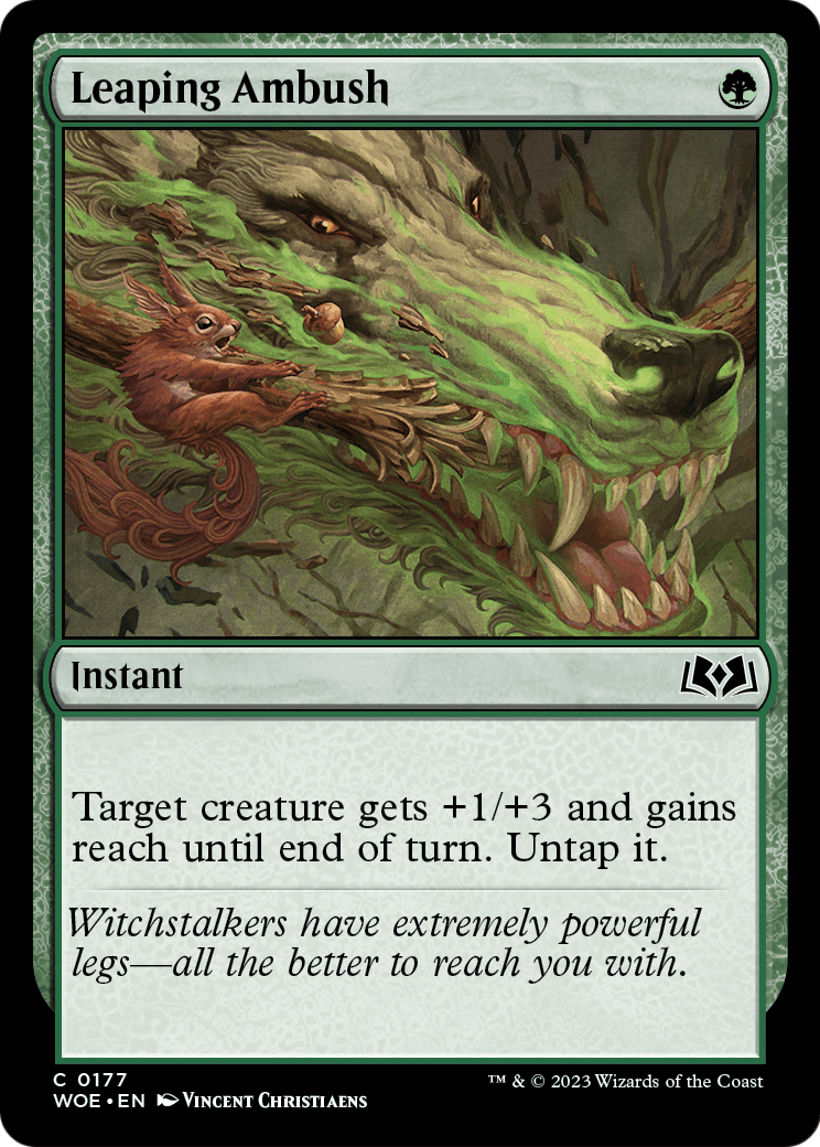 Leaping Ambush (WOE-177) - Wilds of Eldraine Foil