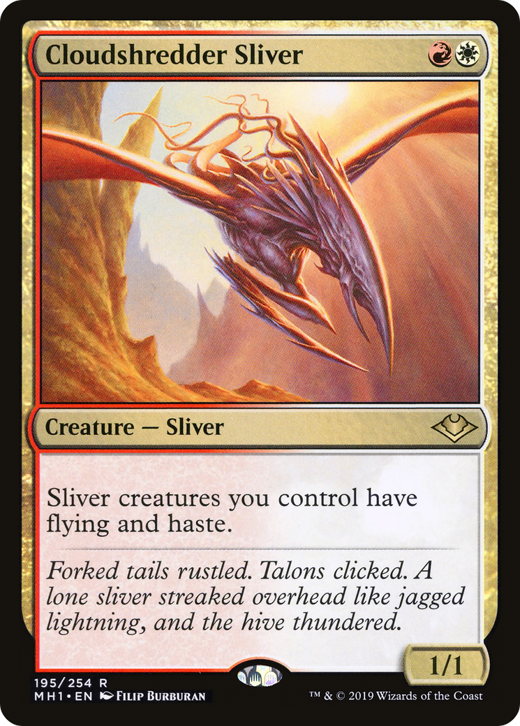 Cloudshredder Sliver (MH1-195) - Modern Horizons Foil
