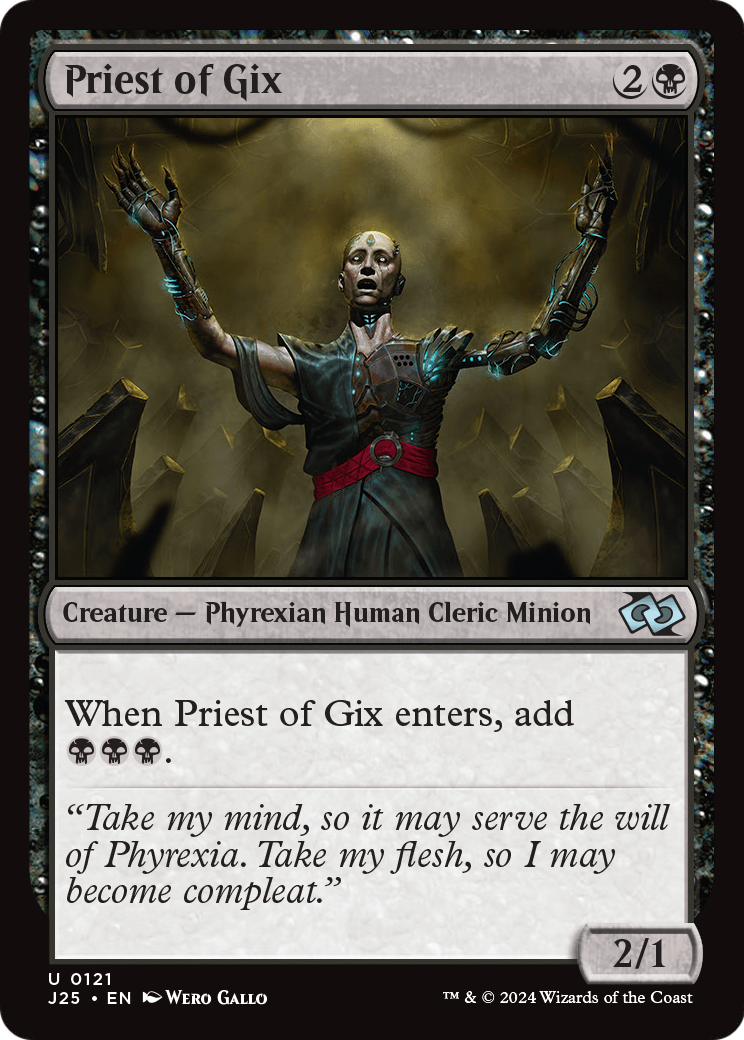 Priest of Gix (J25-121) - Foundations Jumpstart