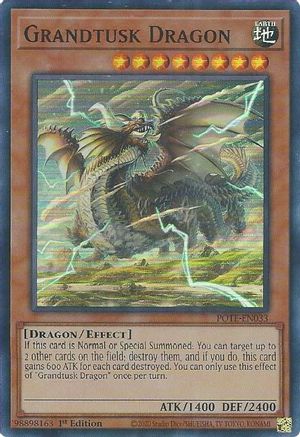 Grandtusk Dragon (POTE-EN033) - Power of the Elements 1st Edition