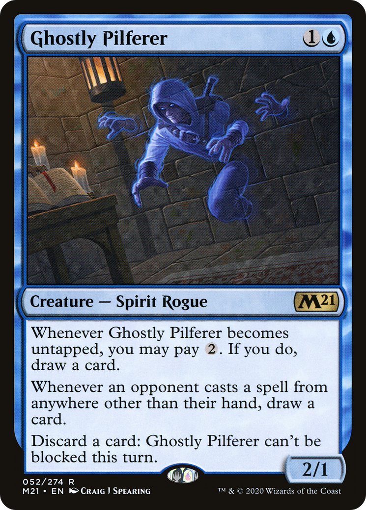 Ghostly Pilferer (M21-052) - Core Set 2021