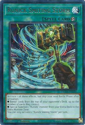 Runick Smiting Storm (TAMA-EN036) - Tactical Masters 1st Edition