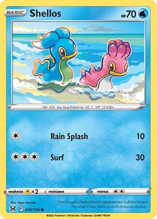 Shellos 039 - Reverse Holofoil SWSH11 Lost Origin - Common
