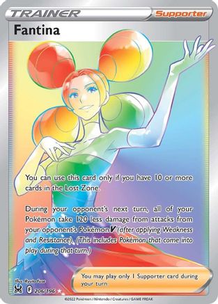 Fantina (Secret) 206 - Holofoil SWSH11 Lost Origin - Secret Rare