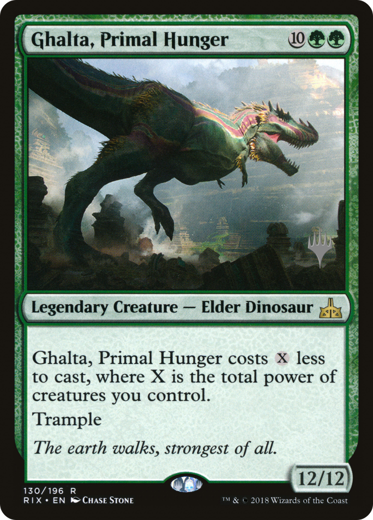 Ghalta, Primal Hunger (PPM20-130) - Rivals of Ixalan Promos