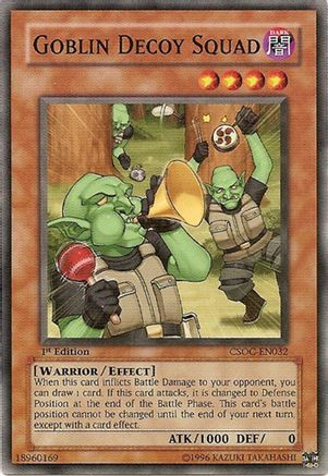 Goblin Decoy Squad (CSOC-EN032) - Crossroads of Chaos 1st Edition