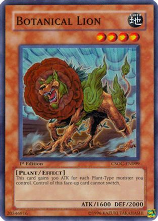 Botanical Lion (CSOC-EN099) - Crossroads of Chaos 1st Edition