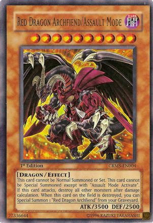 Red Dragon Archfiend/Assault Mode (CRMS-EN004) - Crimson Crisis Unlimited