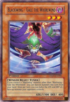 Blackwing - Gale the Whirlwind (CRMS-EN008) - Crimson Crisis Unlimited