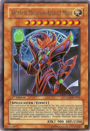 Arcanite Magician/Assault Mode (CRMS-EN021) - Crimson Crisis 1st Edition