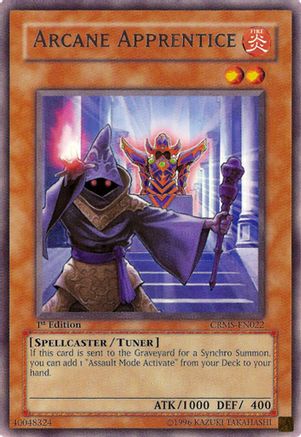 Arcane Apprentice (CRMS-EN022) - Crimson Crisis 1st Edition