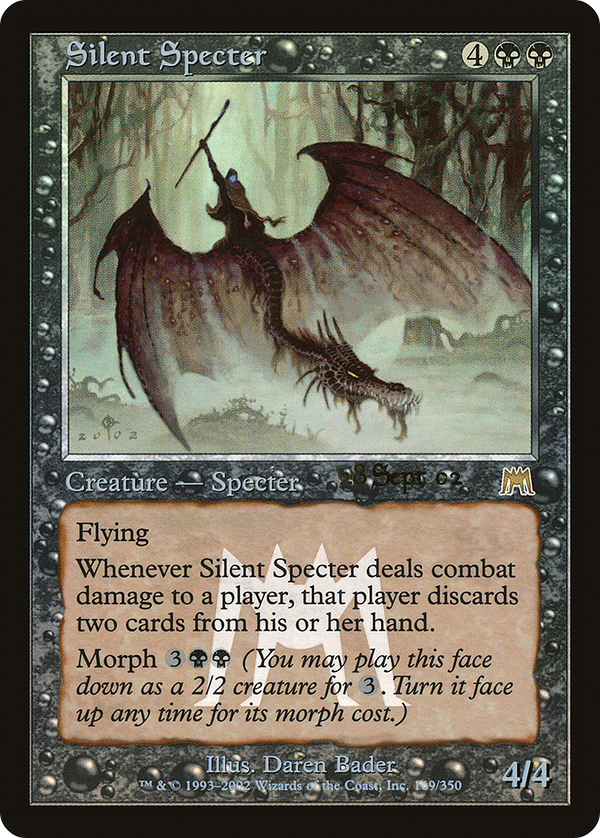 Silent Specter (PRE-018) - Onslaught Promos Foil