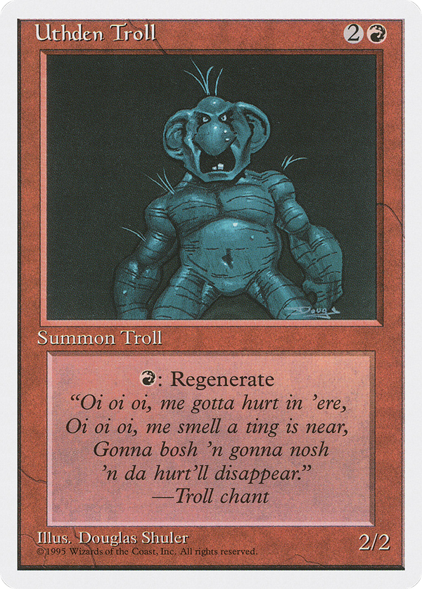 Uthden Troll (4ED-) - Fourth Edition