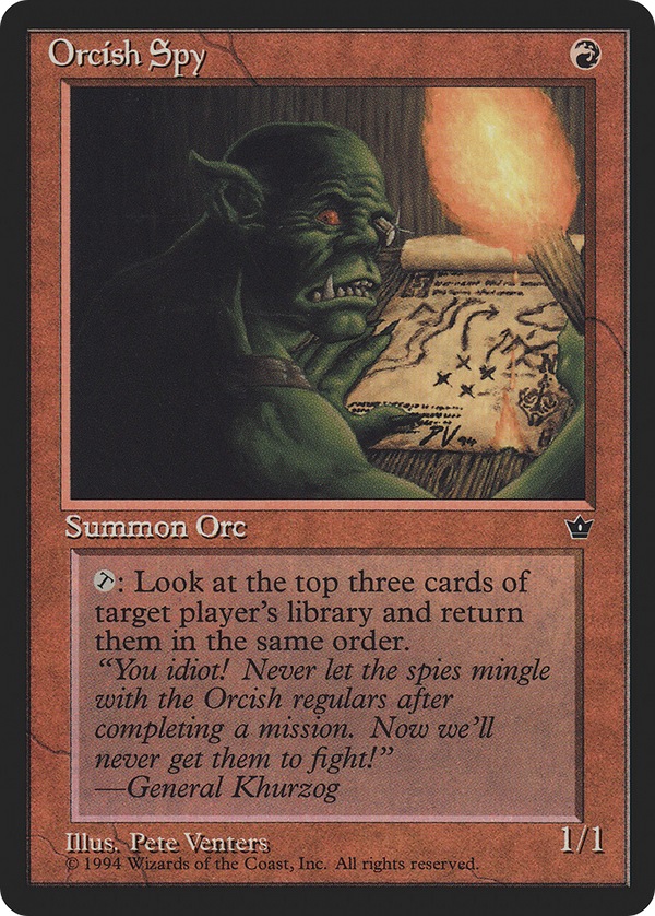 Orcish Spy (Venters) (FEM-) - Fallen Empires