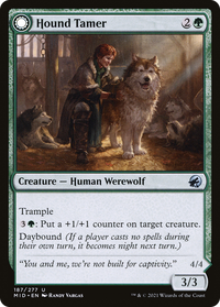 Hound Tamer (MID-187) - Innistrad: Midnight Hunt: (Double Faced Transform)