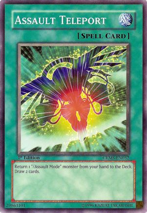 Assault Teleport (CRMS-EN052) - Crimson Crisis 1st Edition