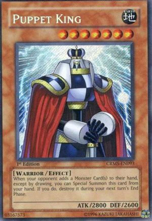 Puppet King (CRMS-EN093) - Crimson Crisis 1st Edition