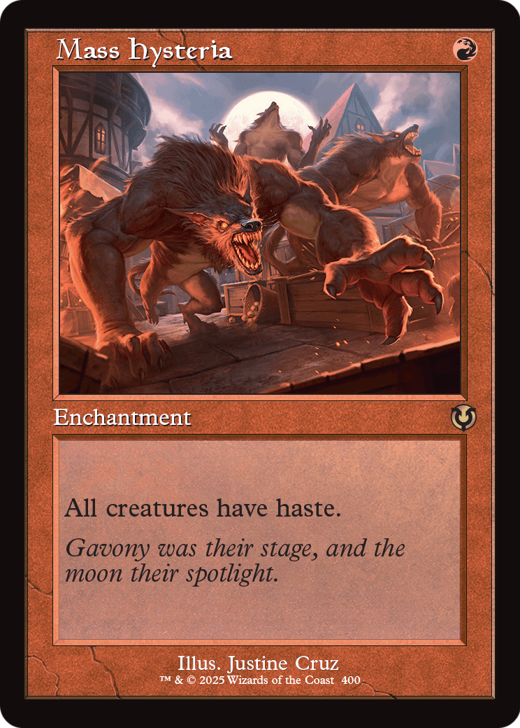 Mass Hysteria (Retro Frame) (INR-400) - Innistrad Remastered Foil