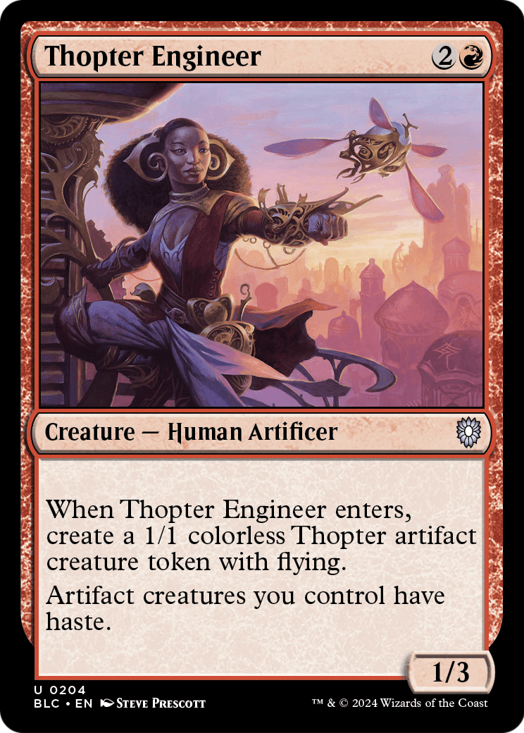 Thopter Engineer (BLC-204) - Bloomburrow Commander
