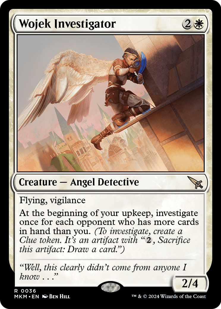 Wojek Investigator (a) (MKM-036) - Murders at Karlov Manor Foil