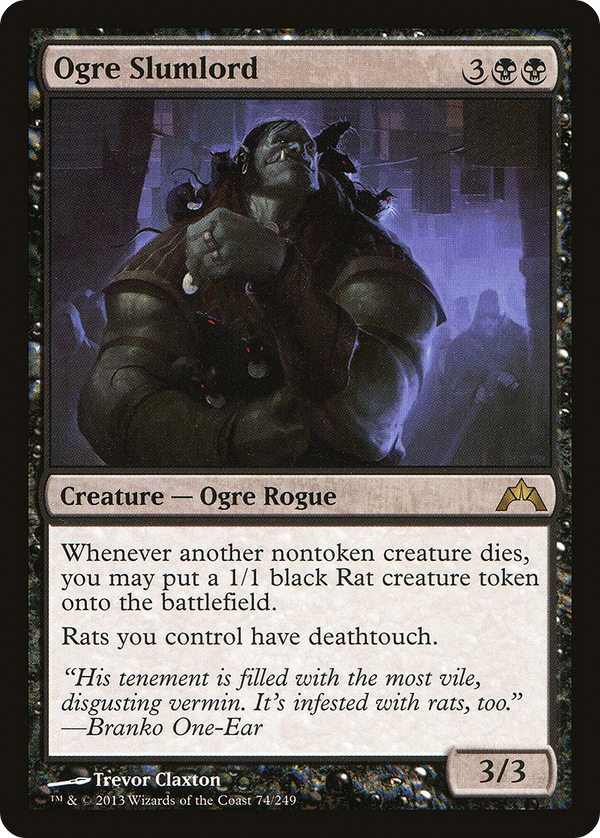 Ogre Slumlord (GTC-074) - Gatecrash Foil