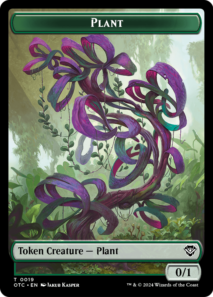 Plant (TOTC-019) - Outlaws of Thunder Junction Commander Tokens