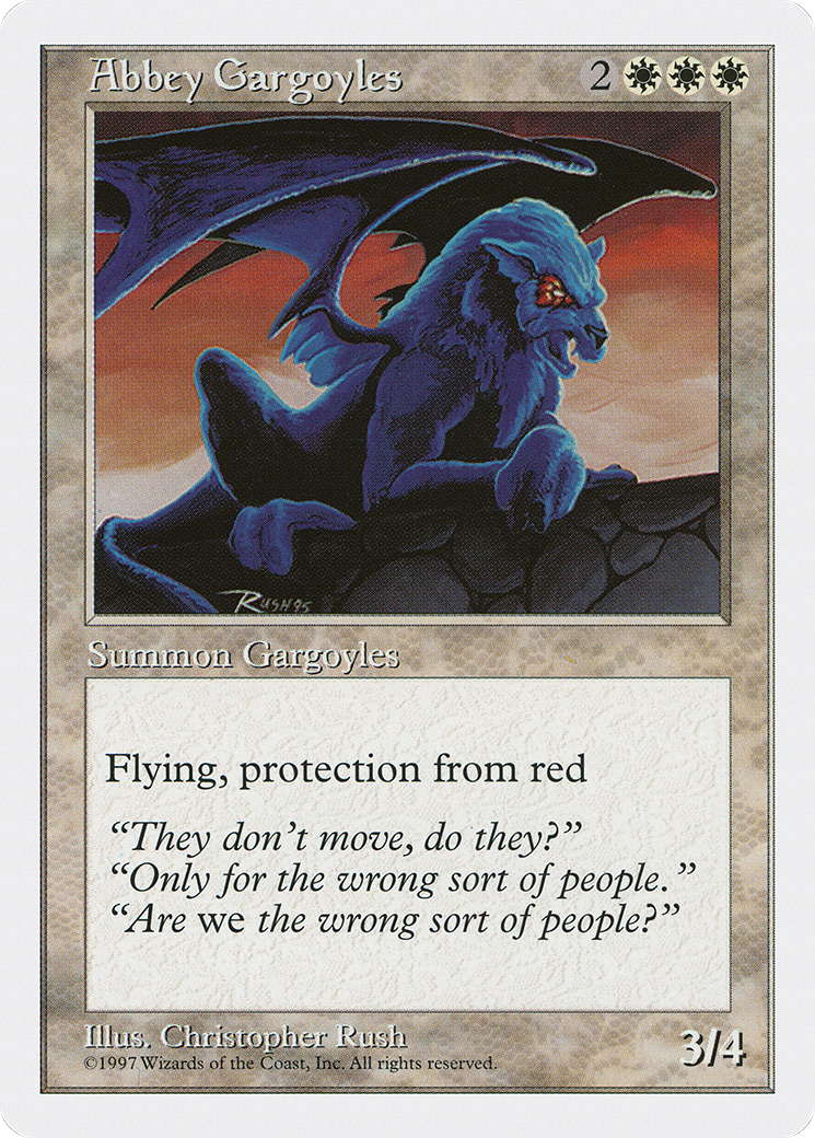 Abbey Gargoyles (5ED-) - Fifth Edition