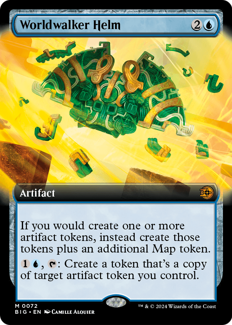 Worldwalker Helm (Extended Art) (BIG-072) - The Big Score: (Extended Art) Foil