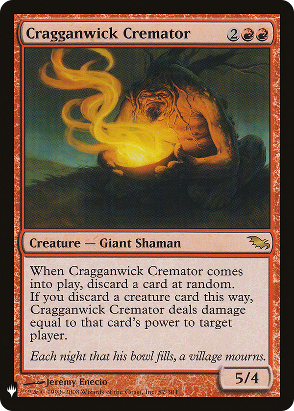 Cragganwick Cremator (LIST-87/301) - The List
