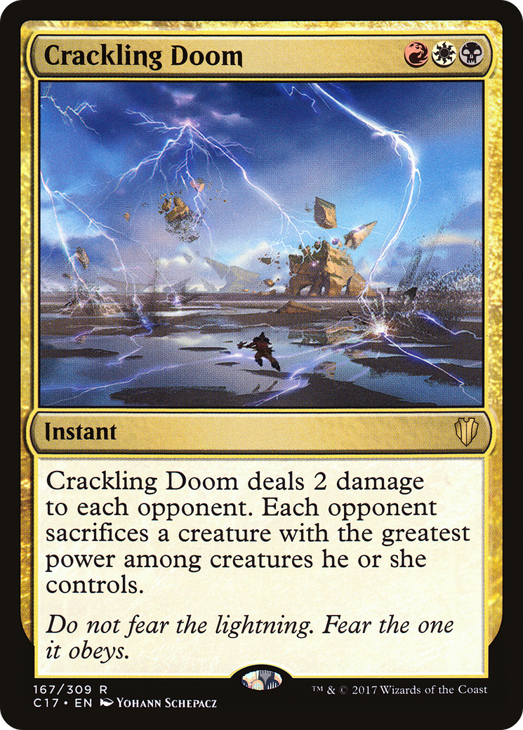 Crackling Doom (C17-167) - Commander 2017