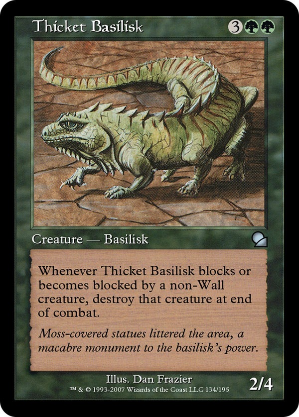 Thicket Basilisk (ME1-134) - Masters Edition Foil