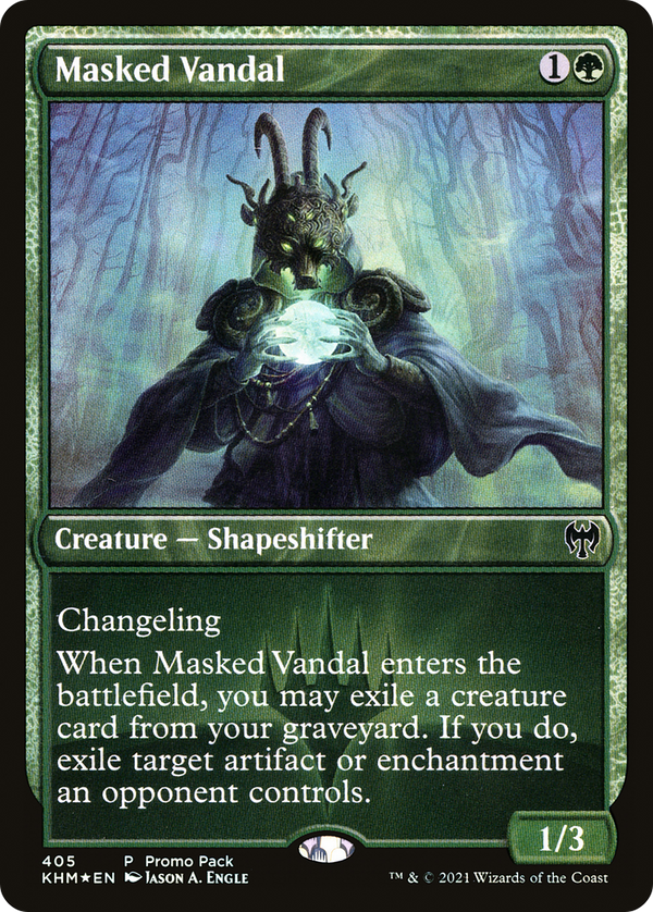 Masked Vandal (PPKHM-405) - Kaldheim Foil