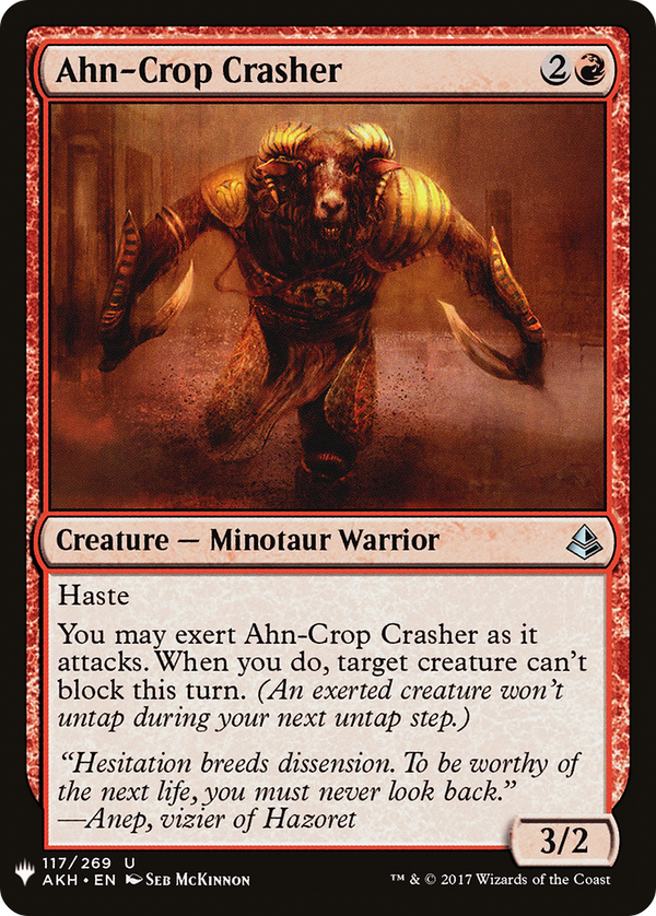 Ahn-Crop Crasher (LIST-117) - The List