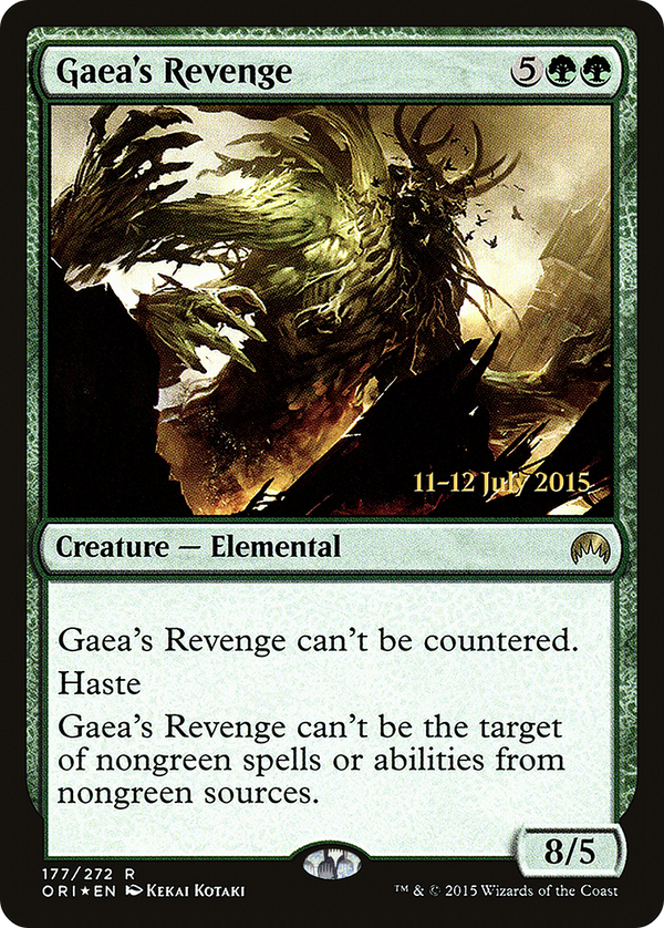 Gaea's Revenge (PRE-177) - Magic Origins Promos Foil