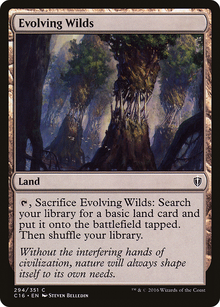Evolving Wilds (C16-294) - Commander 2016