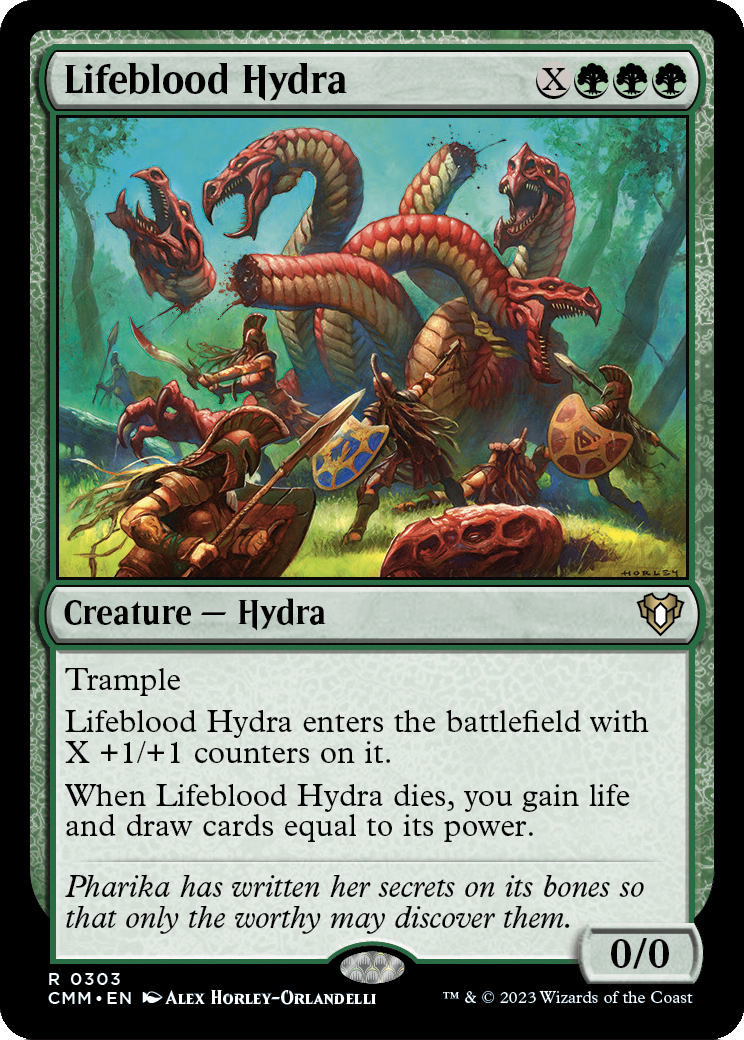 Lifeblood Hydra (CMM-303) - Commander Masters Foil